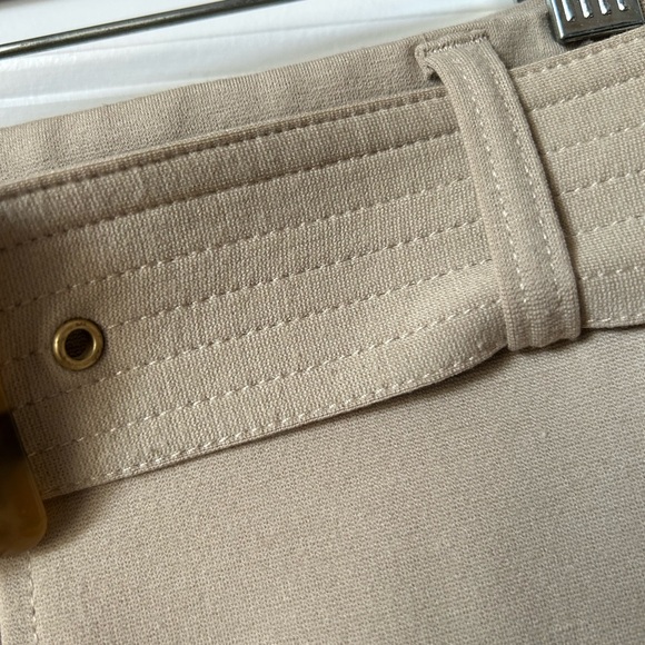 Banana Republic Tan Midi Skirt with Belt - Picture 6 of 12